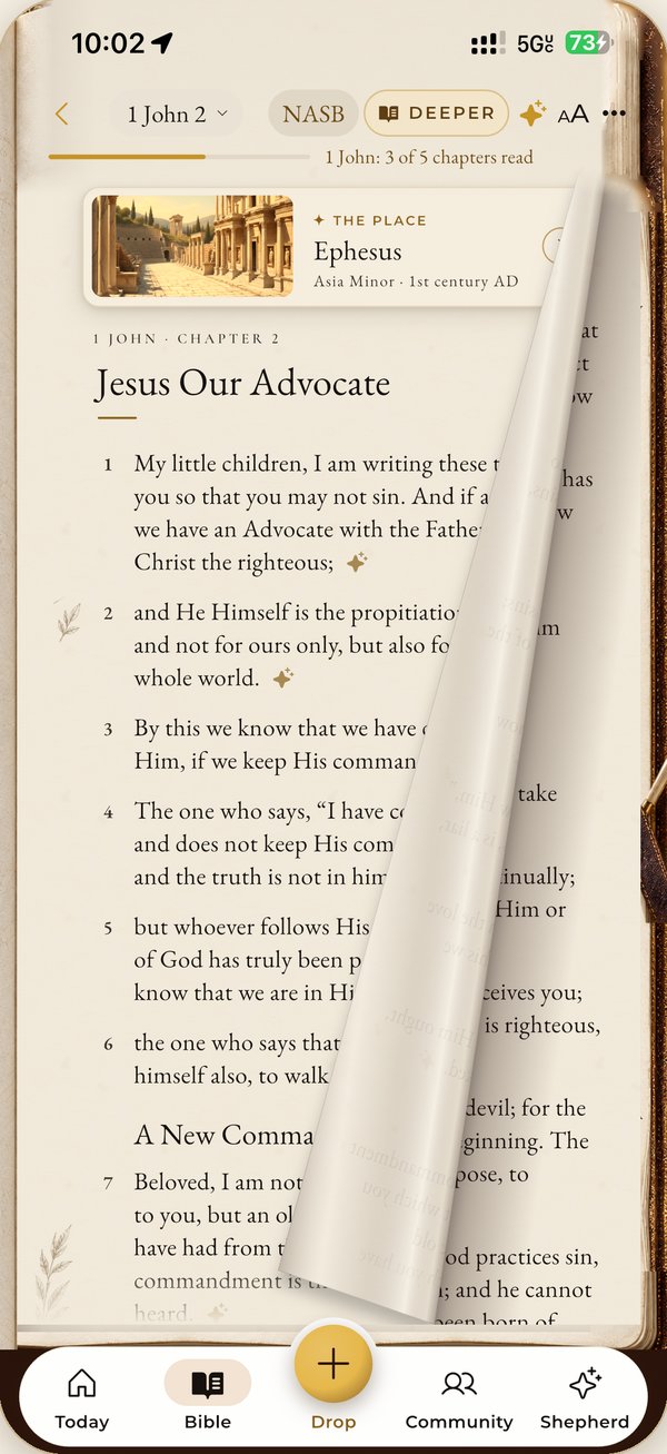 The FaithPulse Bible — see the place a passage happened, then and now