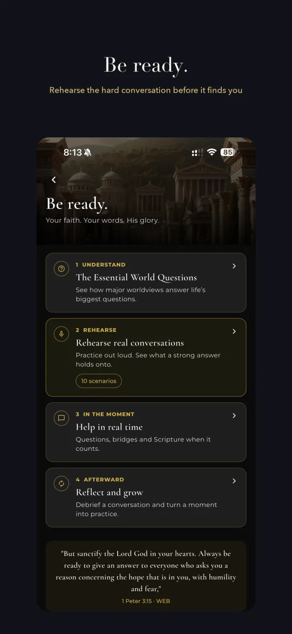 Be ready. Rehearse the hard conversation before it finds you.